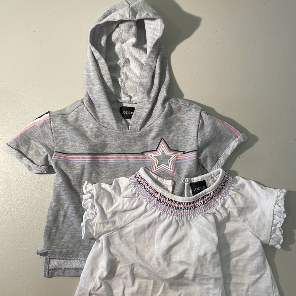 EUC Joe’s Jeans T-Shirt & Star Hoodie T-Shirt Group